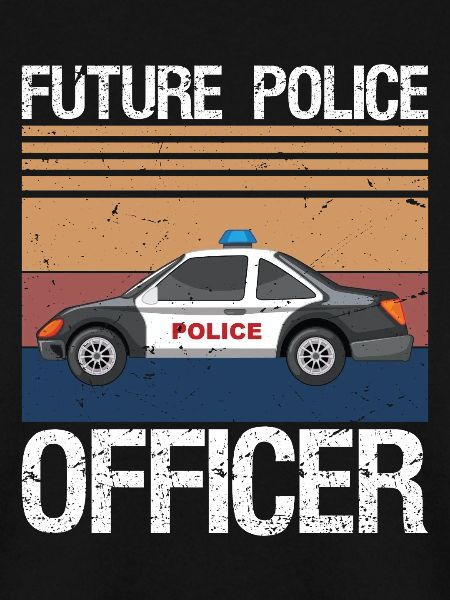 Future Police Officer Policewoman Cop 