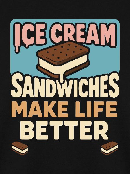 Eis-sandwich-liebhaber Sommerdessert
