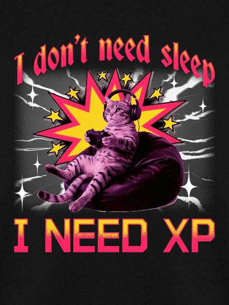 Funny Gaming Gamer Cat