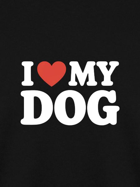 Ich liebe meinen Hund