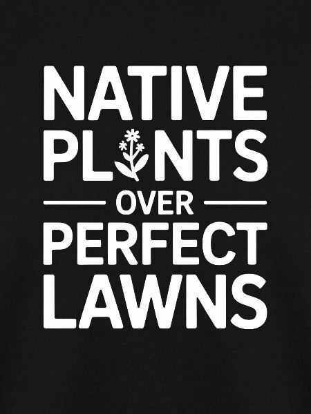 Native Plants Over Perfect Lawns