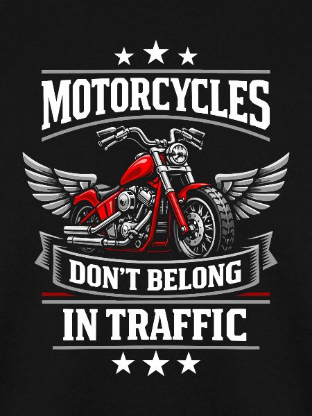 Motorrad-verkehrs-humor, Den Fahrer