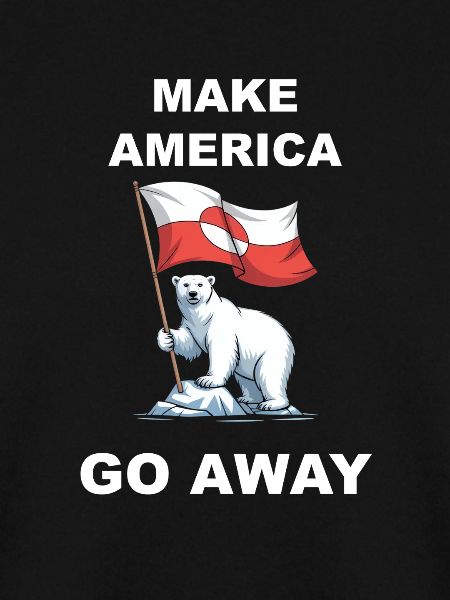 Grönland, lass Amerika verschwinden.