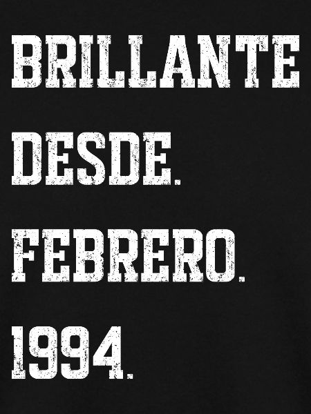 Birthday: February 1994