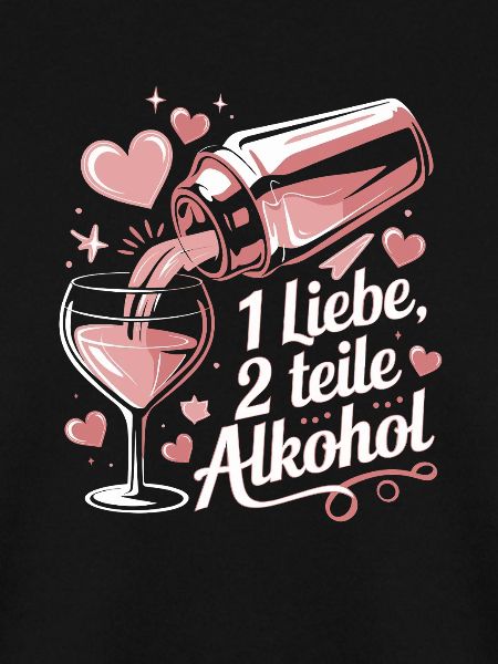 Liebe Zwei Teile Alkohol