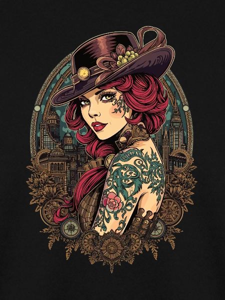 Steam Punk Schöne Frauen Steampunk