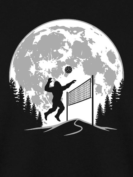 Bigfoot Volleyballspieler