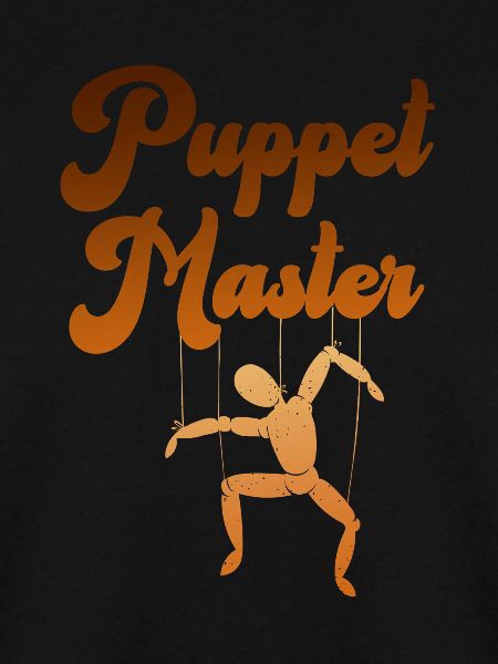 Puppenmeister-Silhouette