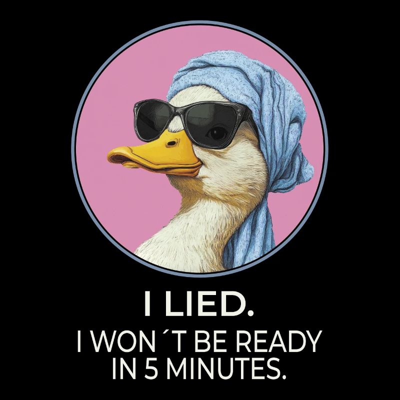 I Lied Duck – Lustiges Statement Design
