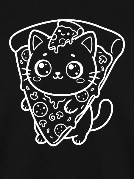 Pizza Kawaii Katze