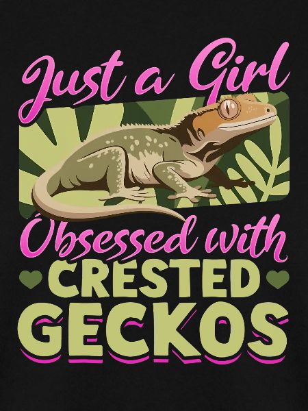 Funny Reptile Crested Gecko