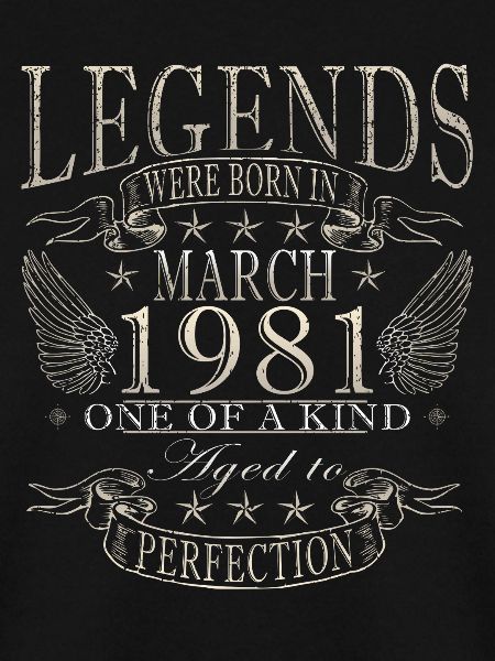 Birthday March 1981