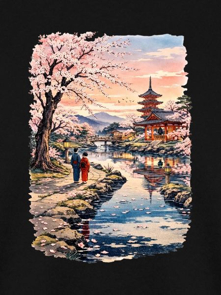 Traditioneller Japanischer Kirschblüten