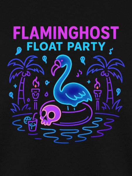 Flaminghost Float Party Halloween Pool