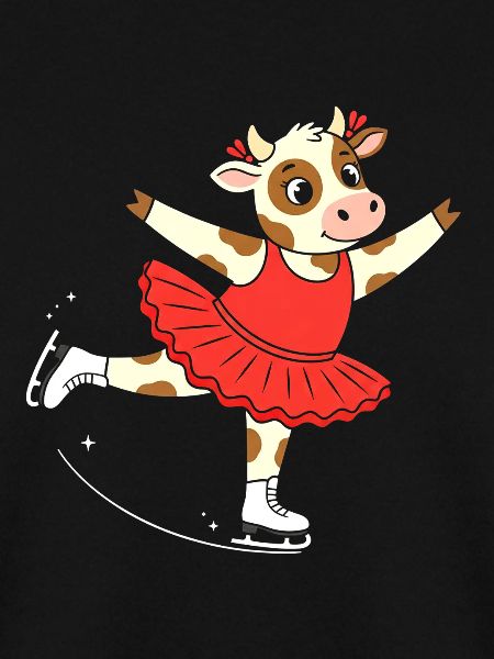 Kuh im Ballettkleid