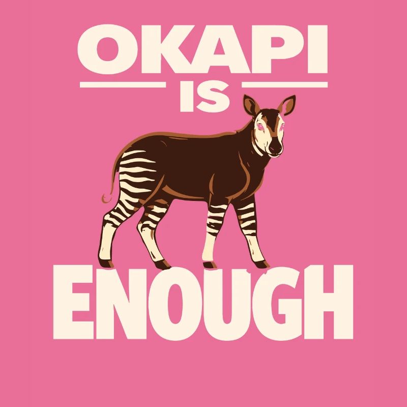 Okapi-liebhaber Okapi-tier Seltene Tierweltliebe