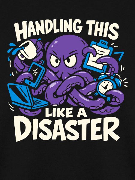 Funny Octopus Overstimulated
