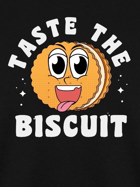 Taste the Biscuit Cartoon Cookie