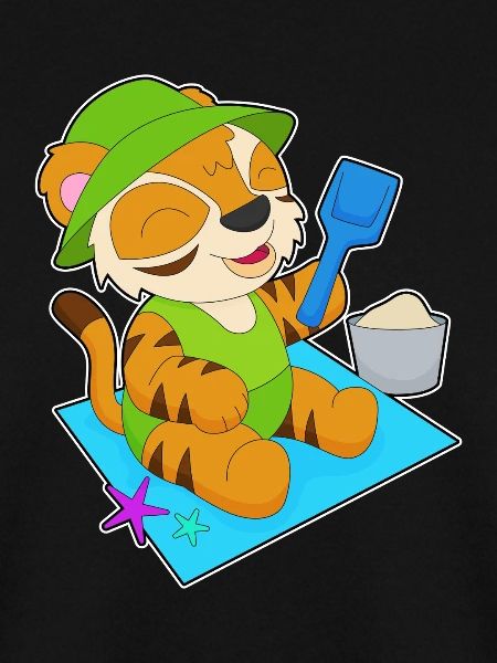 Tiger Strand Sand Sommer