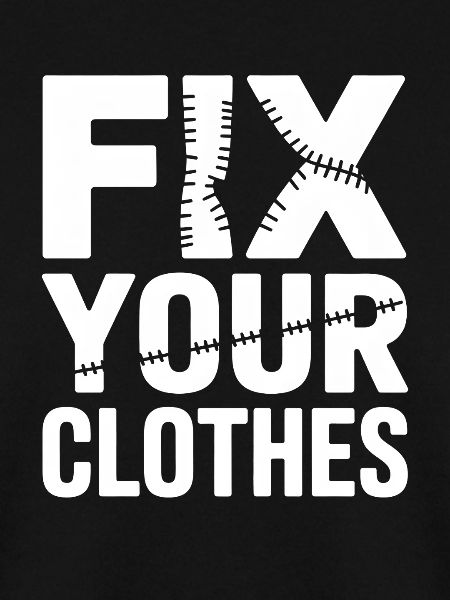 Fix Your Clothes Sichtbare Reparatur