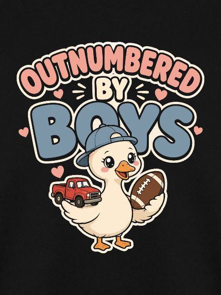 Outnumbered by Boys Duck