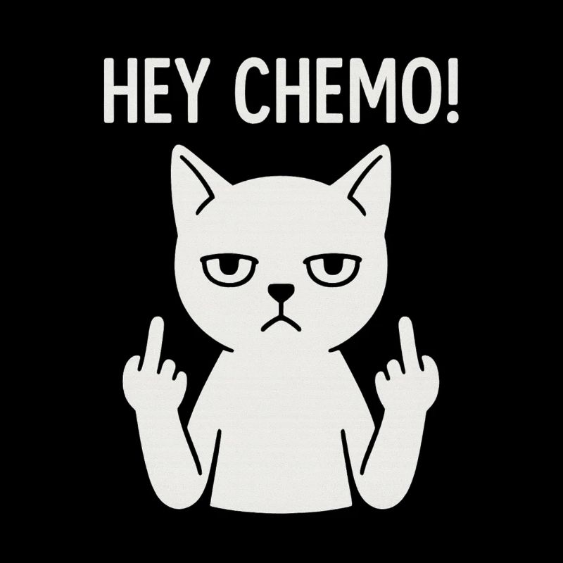 Chat de soutien chimio-chimio-insolent