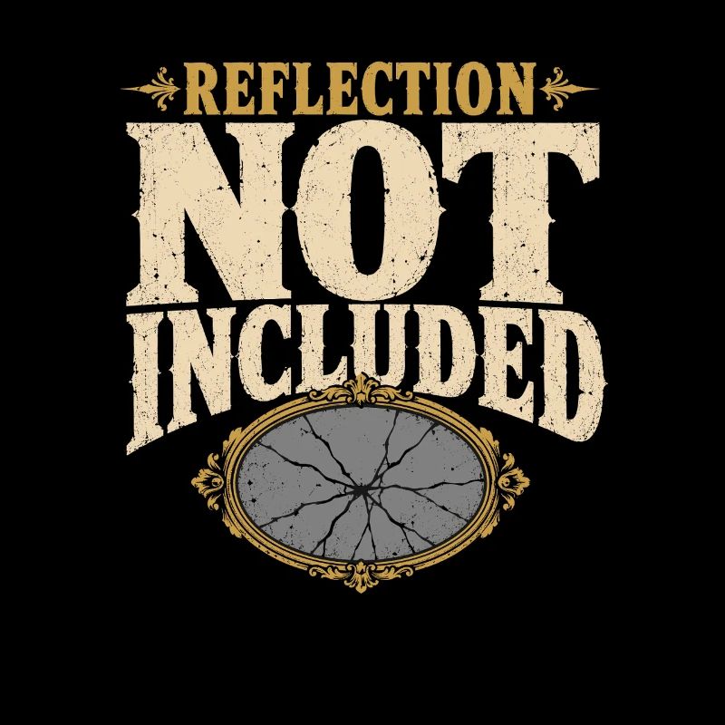 Haunted mirror, cursed mirror spirit in the mirror,