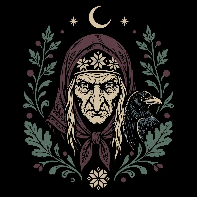 Baba Yaga Raven