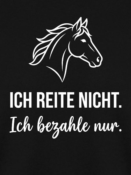 Pferdekopf Humor Spruch
