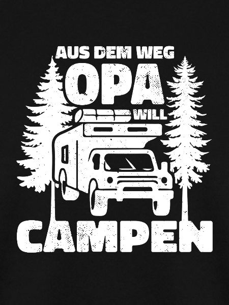 Aus dem Weg Opa campt