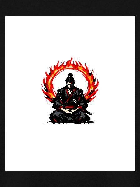 Flame Circle Samurai Mediation