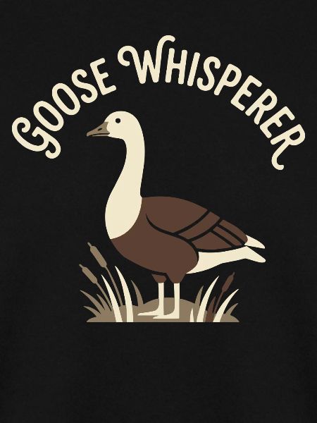 Goose Whisperer Retro-Vogelbeobachtungsdesign