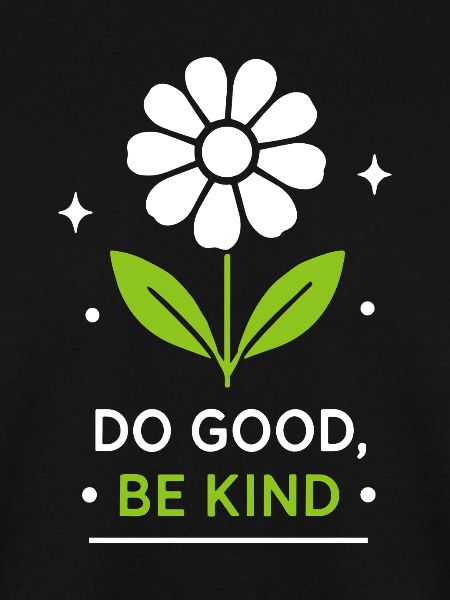 Do Good Be Kind Blumenlogo