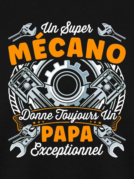 Außergewöhnlicher Supermechaniker-Vater