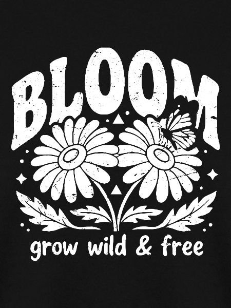 Blüte wachsen wild und frei