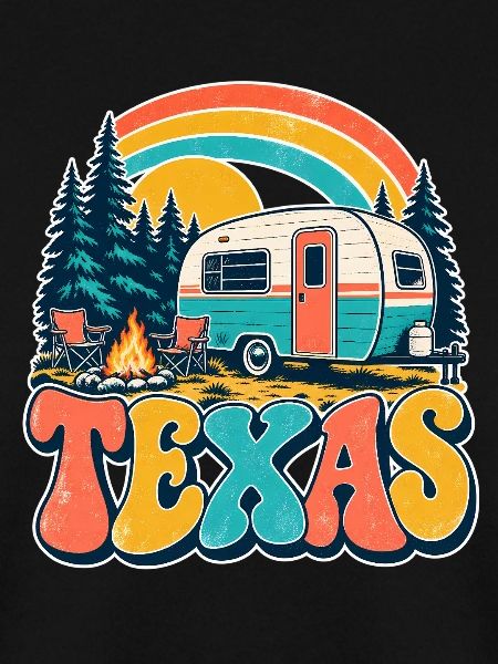 Texas Retro Camping Caravan