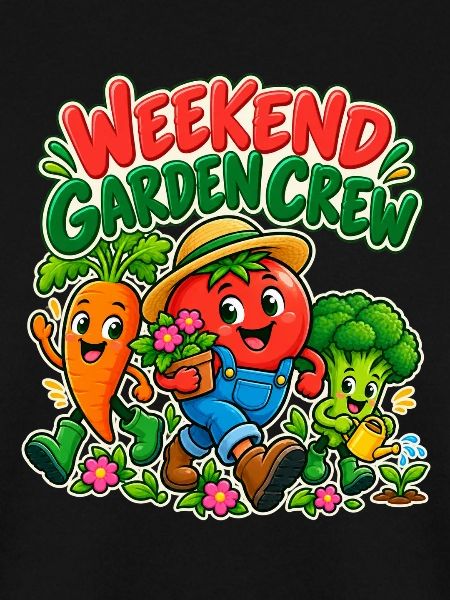 Wochenend-Gartenteam: Lustige Gemüse