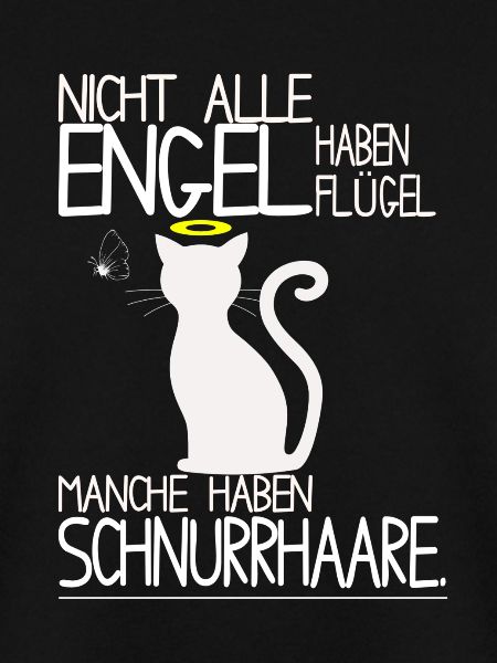 Katzen Shirt - Engel Schnurrhaare