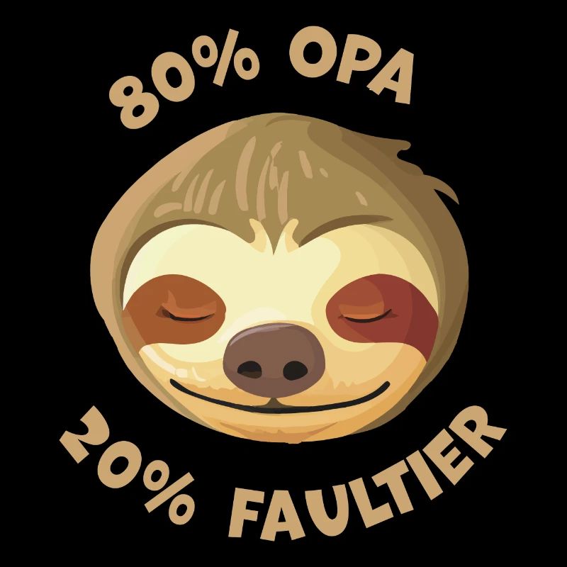 Opa Faultier Geschenkidee