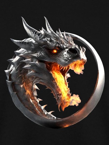 Feuerdrache im Ring
