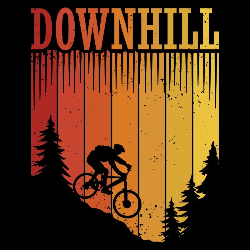 Mountain Biking MTB Downhill Mountain Biker