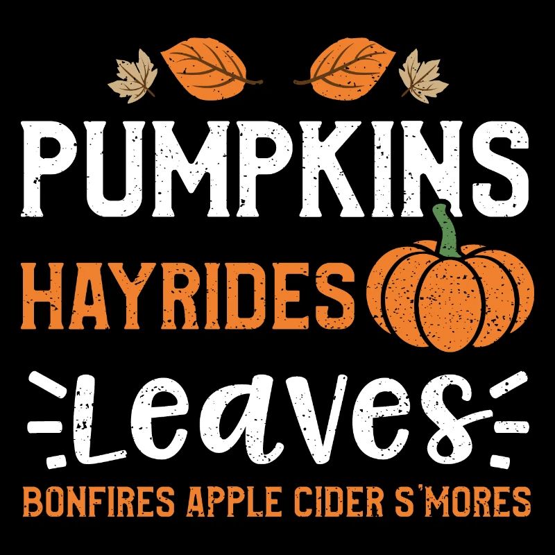 Pumpkins Hayrides Leaves Bonfire...