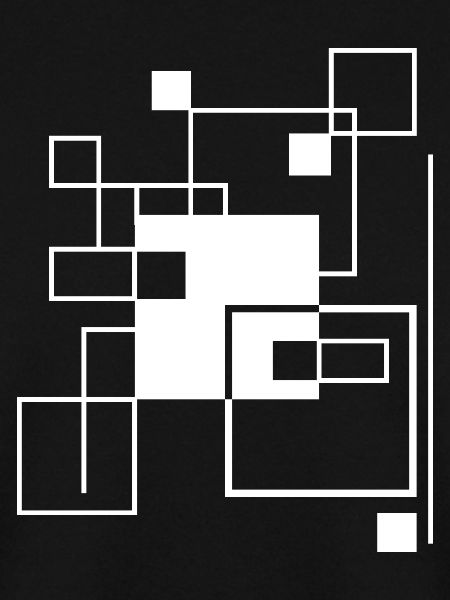 Geometric Gridline Mosaic composition