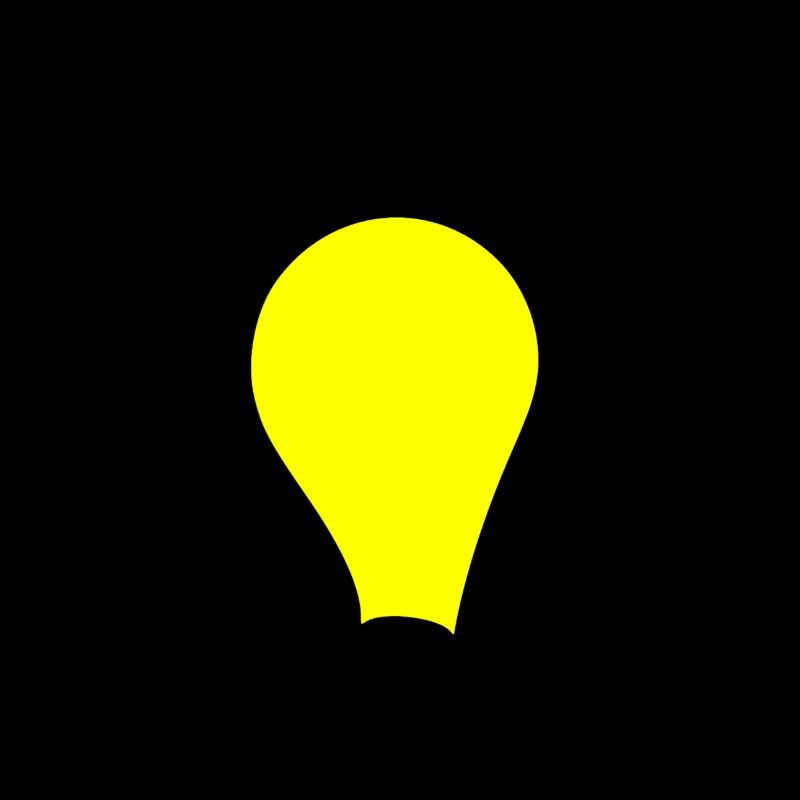 Glühbirne Licht an Idee Geschenk Idee