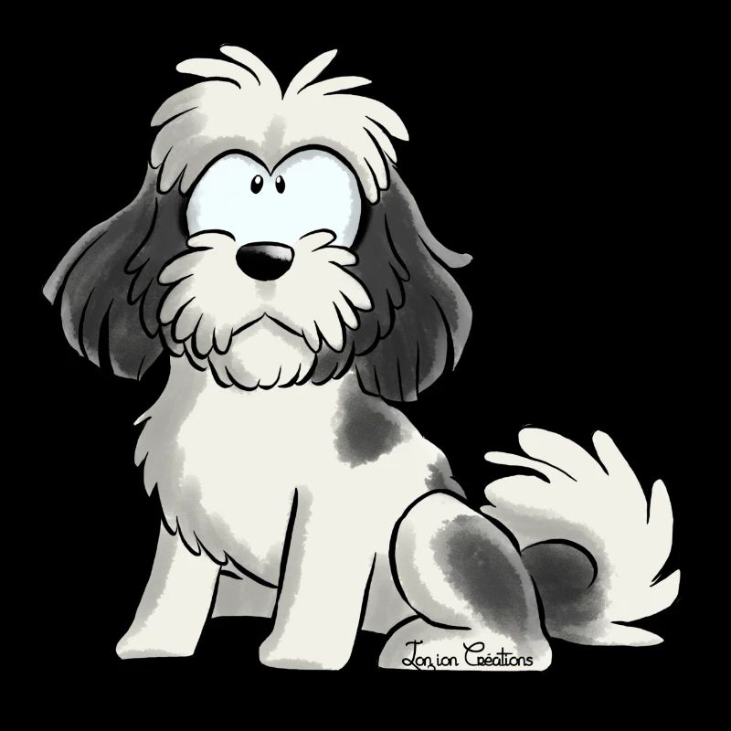 I'm Shih Tzu - White Gray