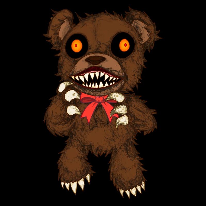 Zombie Teddy Horror Stofftier Halloween
