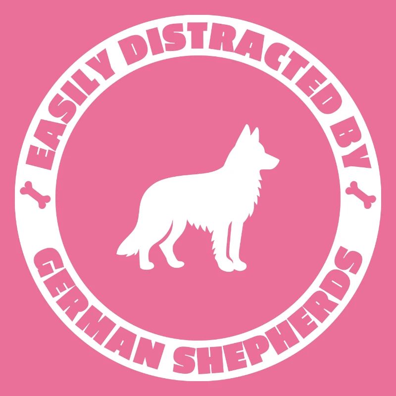 Easily distracted by German Shepherd