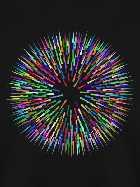 Bunte Nadeln abstrakt