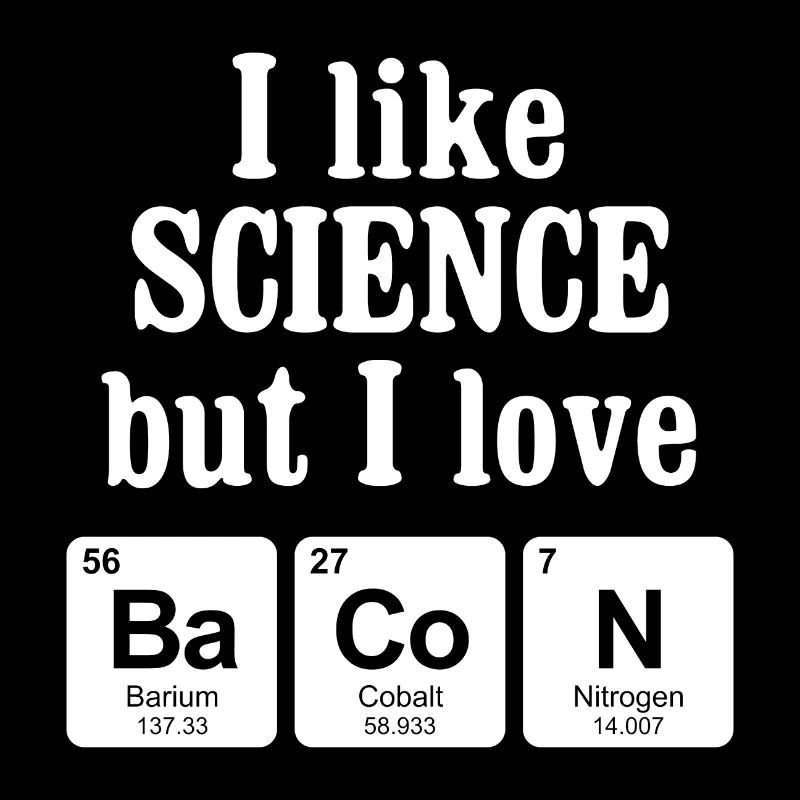 I love Ba Co N - witziges Element Shirt - Geschenk