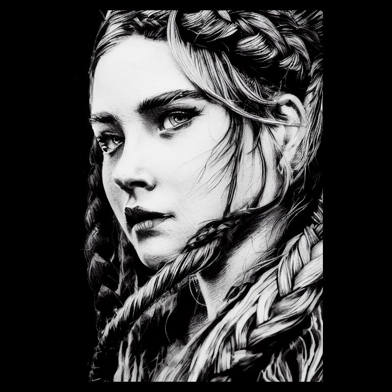 Wunderschöne Wikingerfrau - Wikingerin